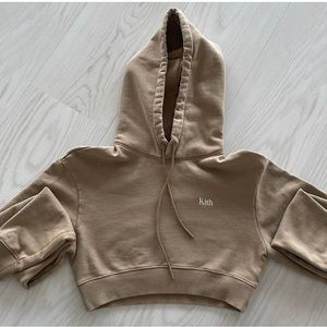 kith cropped hoodie xsmall